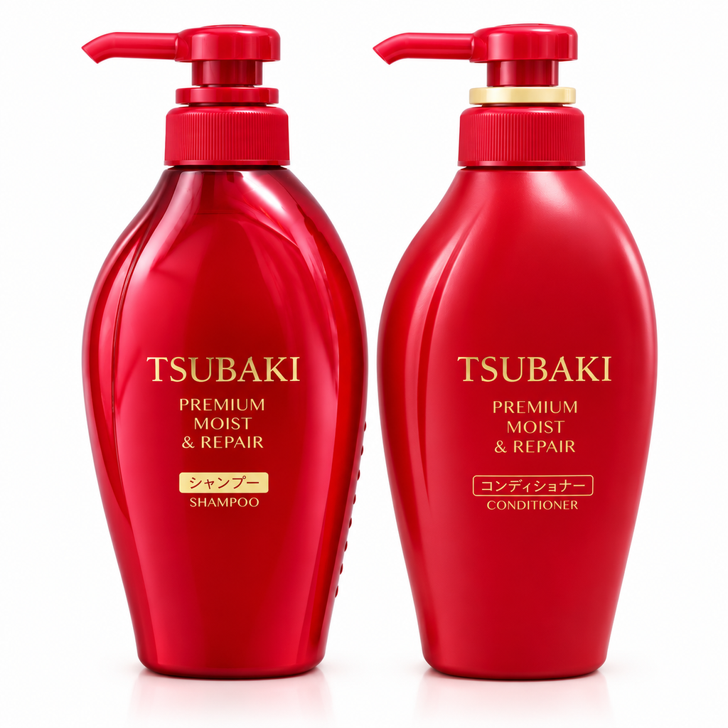 TSUBAKI PREMIUM MOIST & REPAIR SHAMPOO & CONDITIONER SET