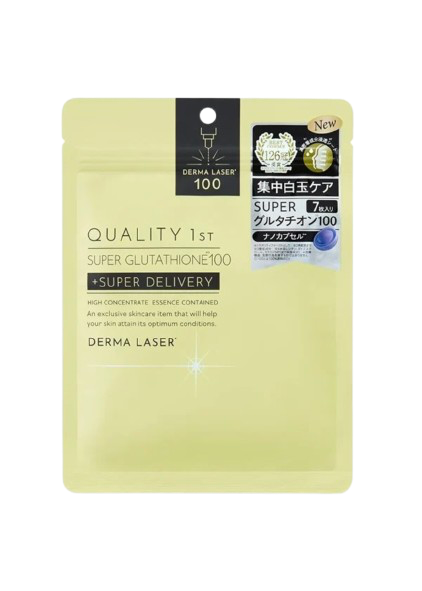 DERMA LASER (7 face sheet mask) Super Glutathione100